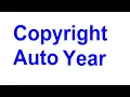 Creating An Auto Footer s Year with JavaScript CSS