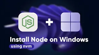 Install Node JS on Windows THE RIGHT WAY using NVM 2026 Guide