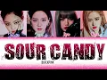 BLACKPINK (Only blackpink parts/Remix) - 'SOUR CANDY' [Color Coded Lyrics Han Rom Eng.]