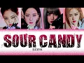 Download Lagu BLACKPINK (Only blackpink parts/Remix) - 'SOUR CANDY' [Color Coded Lyrics Han Rom Eng.]
