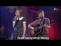 Download Lagu The Sound of Silence - Emma Louise \u0026 Husky Gawenda on RocKwiz, with Lyrics