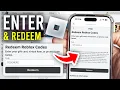 How To Enter Promo Codes In Roblox Mobile - Full Guide