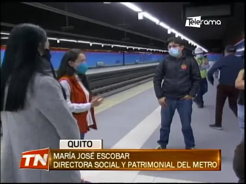 Ciudadanos reciben capacitación para uso del metro de la ciudad