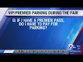 Can I use my premier pass for Amphitheater shows to park at the Fair Your Stories