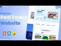Create a Responsive Real Estate Website Design Using HTML CSS JavaScript Becodewala