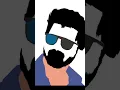 MAKING VIJAY AND RDJ USING PYTHON SKETCHPY AND TURTLE I NotCoderAyaan