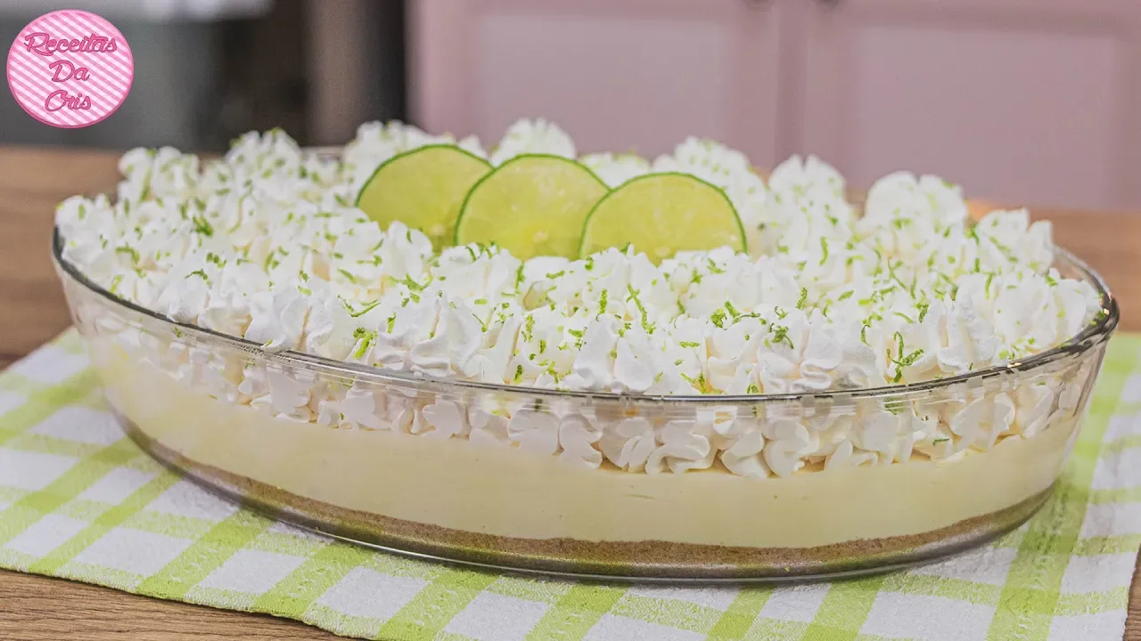 PAVÊ FÁCIL DE LIQUIDIFICADOR QUE NÃO VAI AO FOGO, PAVÊ DE LIMÃO DELICIOSO!. 