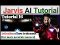 Jarvis tutorial 16 Make your own voice assistant Python programming