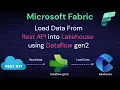 03 Microsoft Fabric Dataflow gen2 Data from Rest API into Lakehouse Using Dataflow gen2