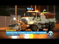 5 Freeway closed in Grapevine as blizzard warning takes effect in LA County mountains