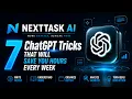 7 ChatGPT Tricks That Will Save You Hours Every Week