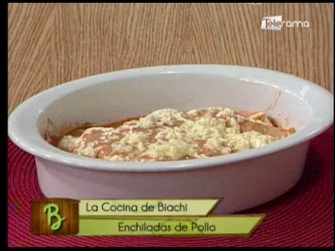 Enchilladas de pollo 