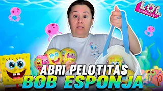 ABRÍ PELOTITAS MINIBRANDS DE BOB ESPONJA😱 * en medio de una tormenta electrica*