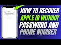 How To Recover Apple ID Without Password And Phone Number
