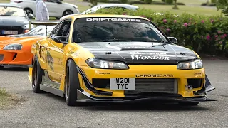 JDM Cars Leaving Welcome To Japan 2025 2000 GT R S14 Chaser S800 Century S2000 RX7 