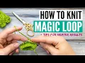 How to knit magic loop - tutorial for beginners tips and tricks for neater results