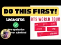 How to Apply for BTS Presale 2026 ULTIMATE Weverse Guide Works for ALL Weverse Artists
