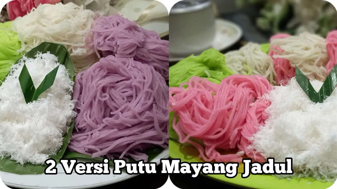 2 resep putu mayang jadul #putumayang #kuetradisional 2 resep putu mayang jadul #putumayang #kuetradisional