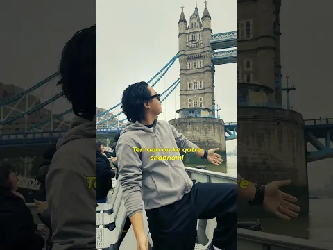 London Bridge got a little #dilruba touch❤️‍🩹🇬🇧 # #ritoriba # #music #newsong #trending
