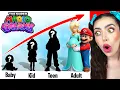 SUPER MARIO GALAXY Movie Characters GROWING UP Princess ROSALINA PEACH