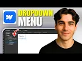 How To Create A Dropdown Menu In Webflow Tutorial 2026