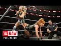 FULL MATCH Becky Lynch vs Maxxine Dupri Women s Intercontinental Title Match Raw Aug 11 2025