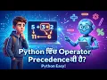 Operator Precedence in Python PSEB Class 11 Easy 2026