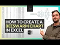How to Create a Beeswarm Chart in Excel