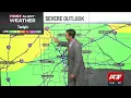 First Alert Forecast Heat and humidity storm chances
