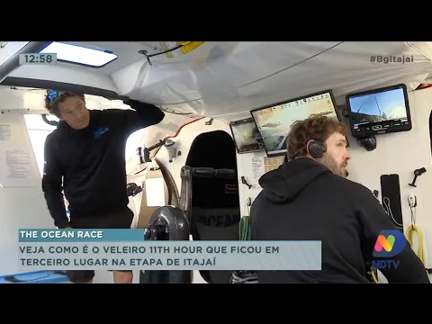 Veja como é o veleiro 11H Hour que ficou em terceiro lugar na etapa de Itajaí