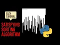 Animated Sorting Algorithm made with Pygame - Python Tutorial