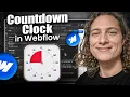 How to Build an Interactive Countdown Clock in Webflow