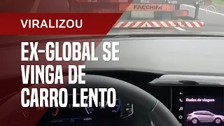 Ex-ator mirim da TV Globo, Guillermo Hundadze 'se vingou' de caminhão lento na faixa da esquerda
