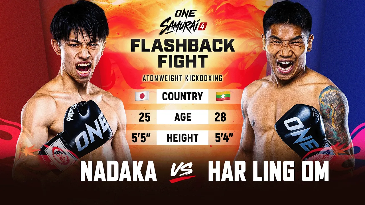 Nadaka vs. Har Ling Om | Kickboxing Full Fight