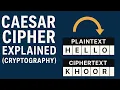 Caesar Cipher in Cryptography Easy Explanation Examples