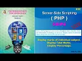SOP 4 PHP Class 12 Server Side Scripting PHP SOP4 Class 12