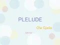 PRELUDE (Ola Gjeilo) tenor