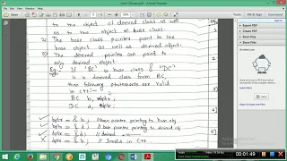 PRACT 10 C Program to demonstrate Pointer to derived class