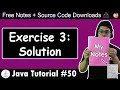 Java Tutorial Exercise 3 - Solutions Shoutouts
