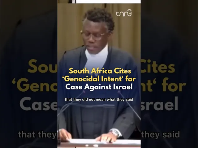 ⁣South Africa speaks against Israel for genocide in Gaza, citing 