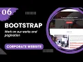 Bootstrap - Work on our works and pagination