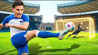 Wie schlägt sich ein Amateur gegen einen Bundesliga Profi (Hertha BSC)?
