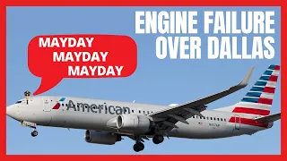 ENGINE FAILURE Over Dallas Fort Worth Texas - American 1552