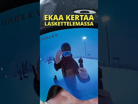 EKAA KERTAA Laskettelemassa!