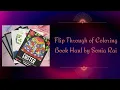 Flip Through of Large Coloring Book Haul by Sonia Rai