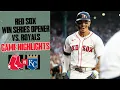 FULL HIGHLIGHTS Red Sox vs Royals Game 1 at Fenway Park 25