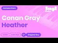 Download Lagu Conan Gray - Heather (Karaoke Piano)