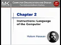 Chapter 2 Instructions Language of the Computer - Computer Organization and Architecture Course