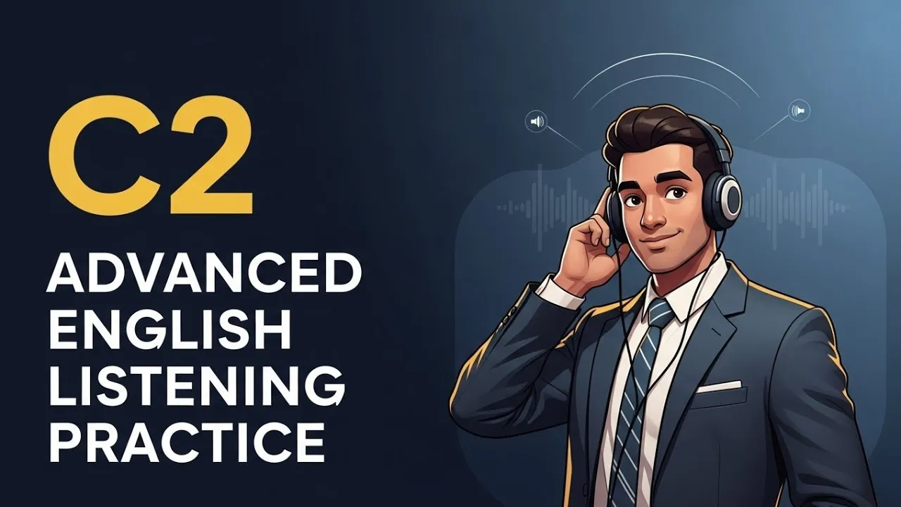 🎧 C2 Advanced English Listening Practice | Improve Your Listening Skills