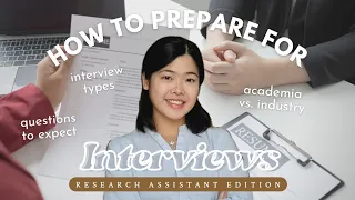 How to Prepare for a Research Assistant Interview Biomedical Research Assistant Job Applications